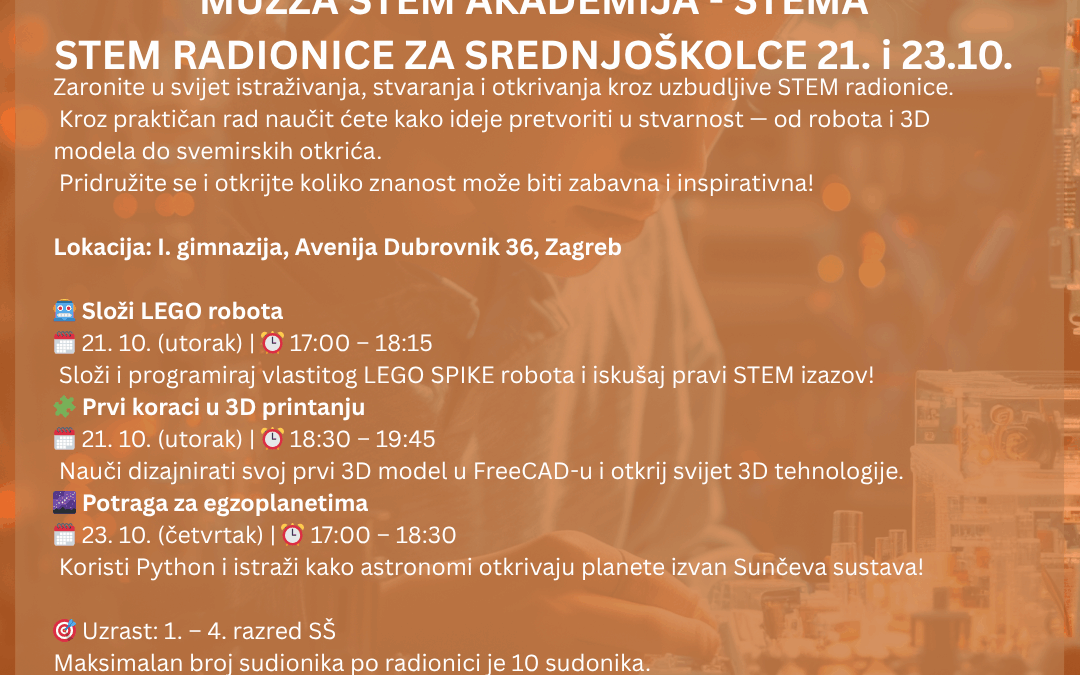 STEM radionice u Prvoj